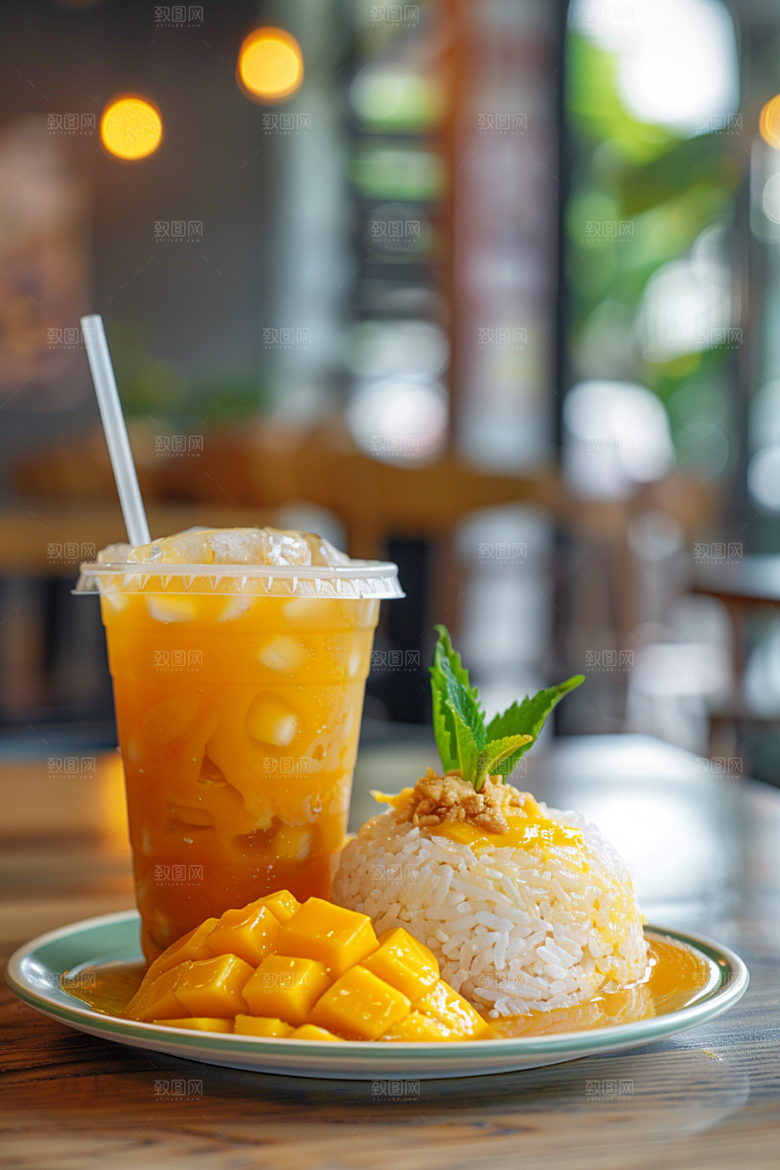 泰国菜地方菜美食摄影图