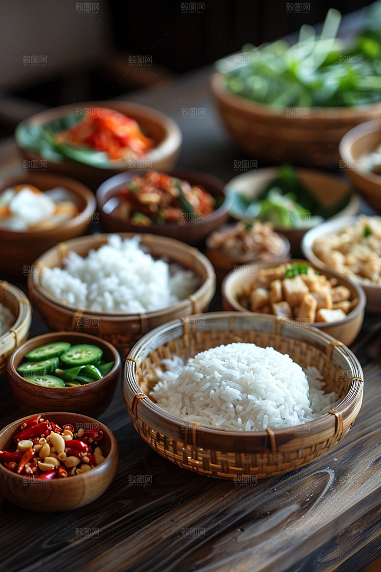 泰国菜冬阴功美食摄影图