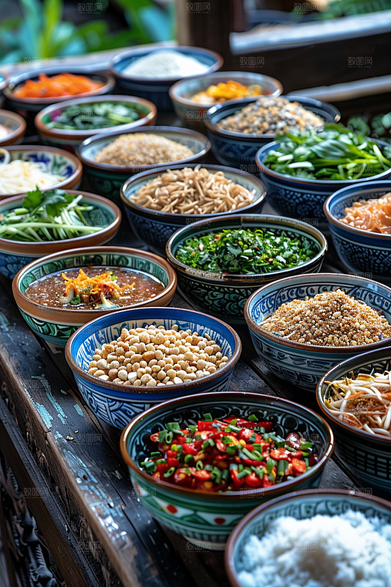 泰国菜美味美食摄影图