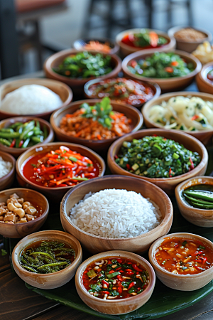 泰国菜香料清新摄影图