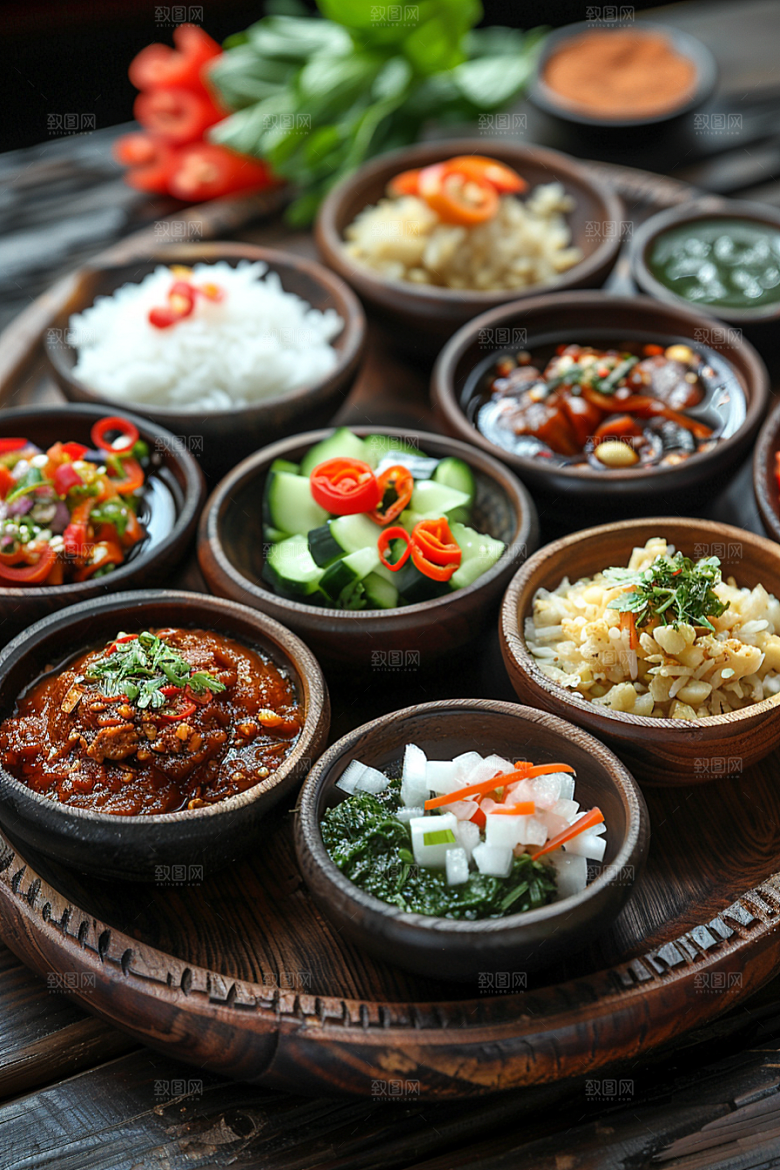 泰国菜美食美食摄影图