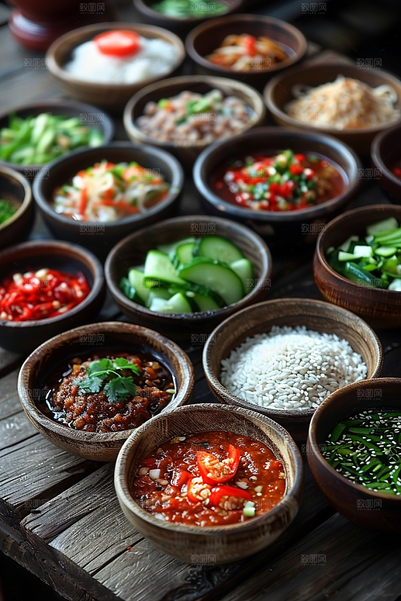 泰国菜泰餐地方菜摄影图