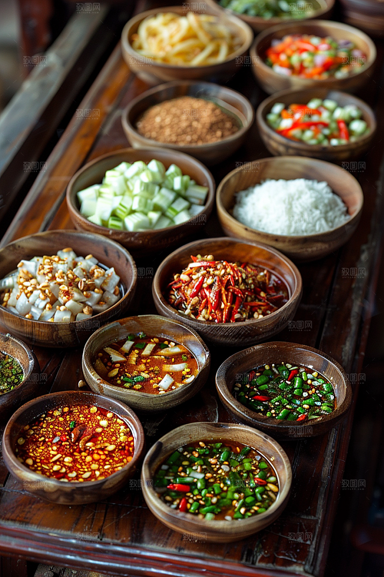 泰国菜地方菜泰餐摄影图
