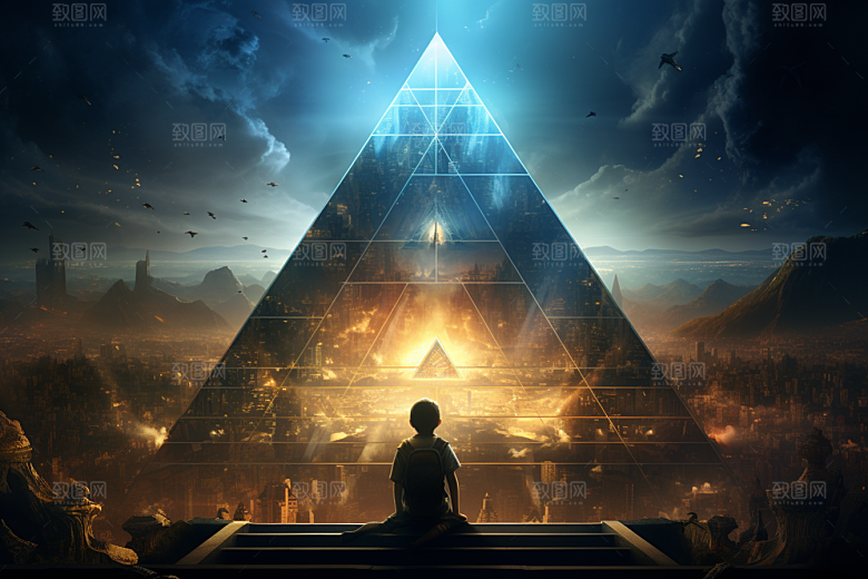 太空男孩科技感科幻素材