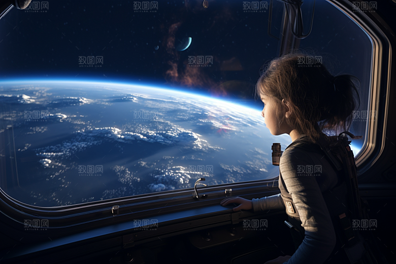 太空男孩未来地球素材
