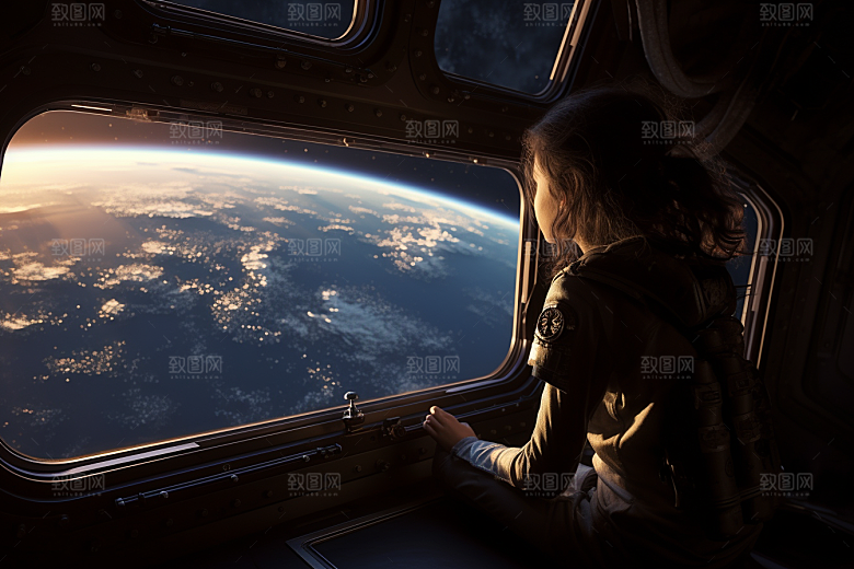 太空男孩宇航员未来素材