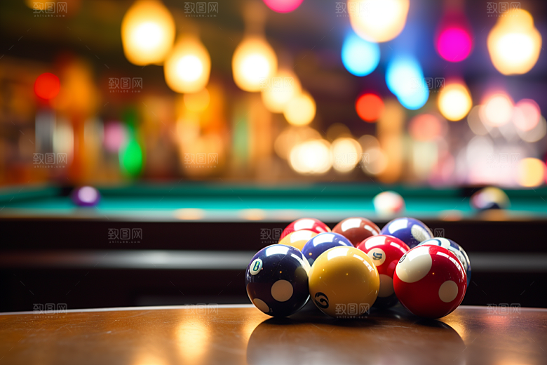 台球球馆高清素材
