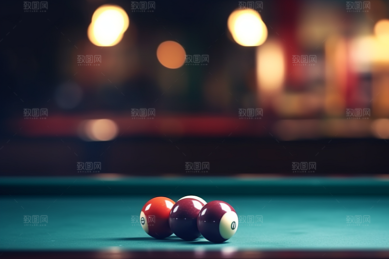 台球弹子球桌球素材