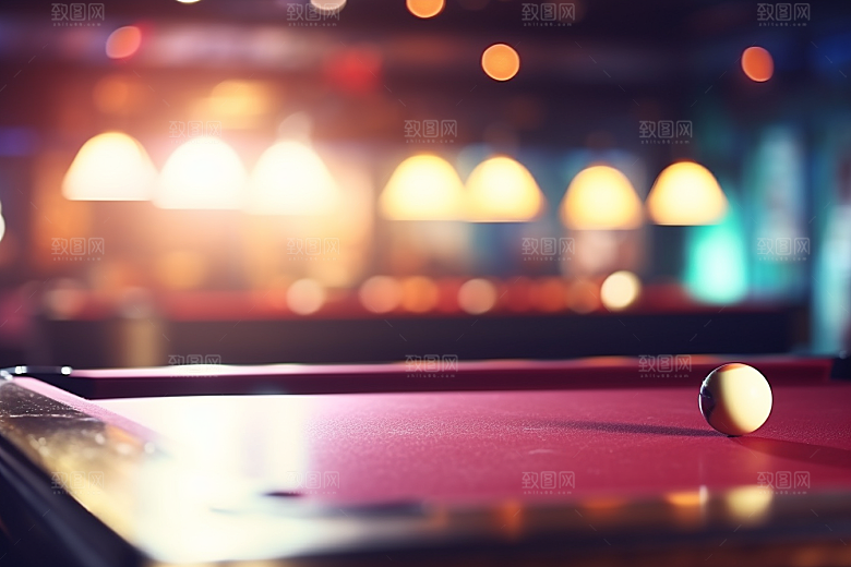 台球竞技高清素材