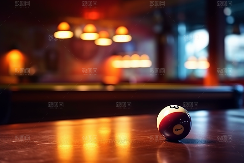 台球运动球桌素材
