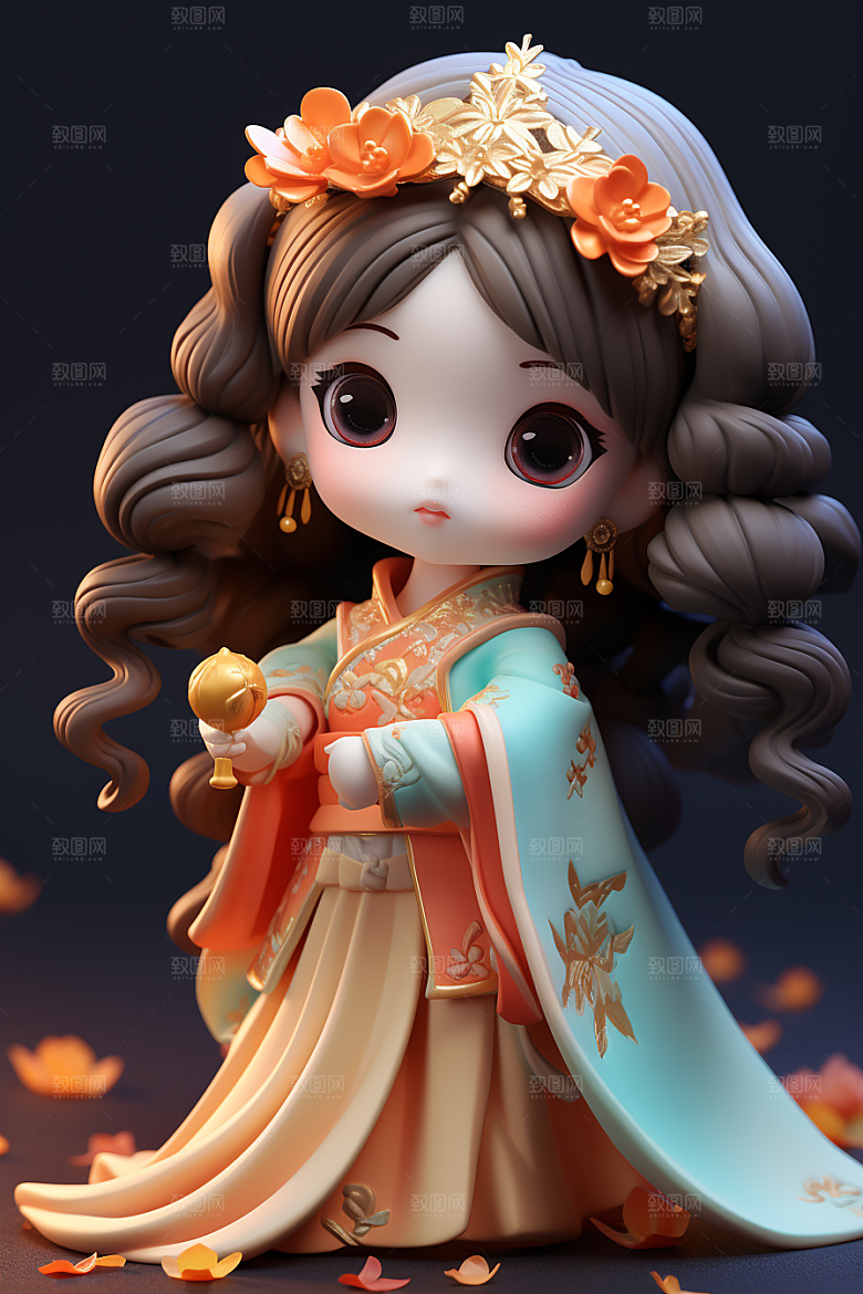 唐风人物高清唯美模型