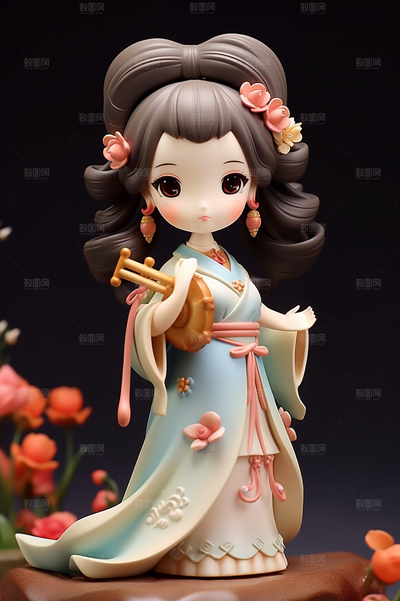 唐风人物高清优雅模型