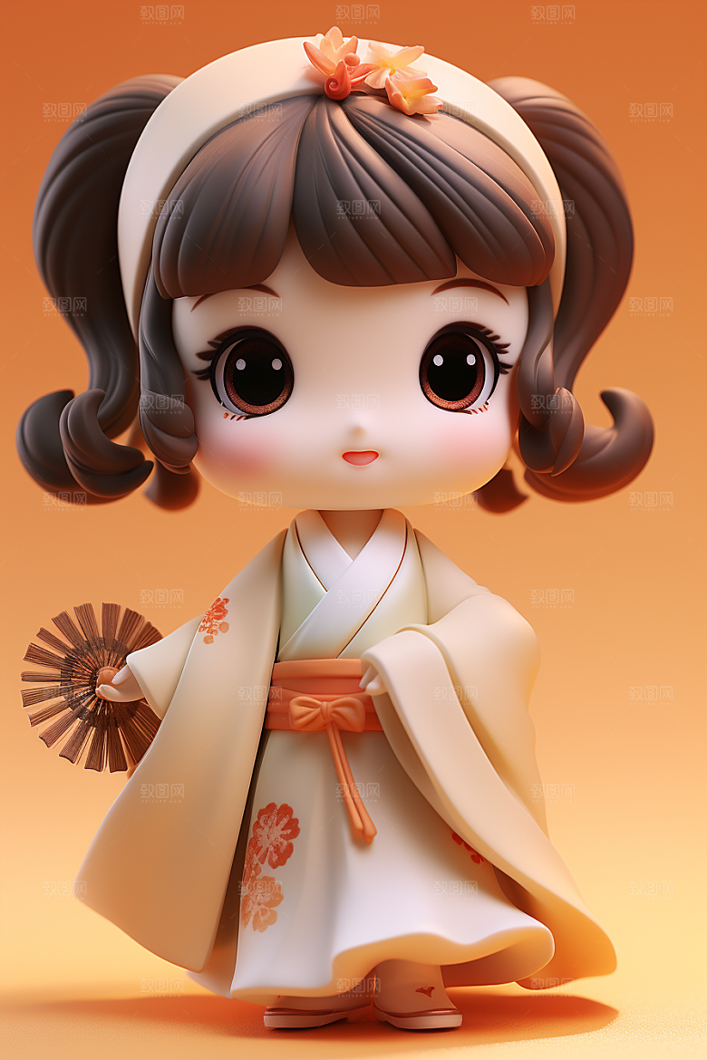 唐风人物古代女子中国风模型