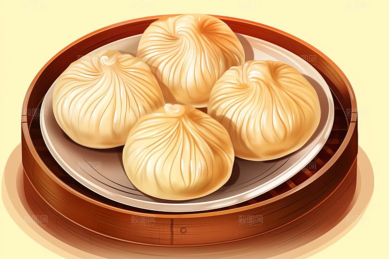 糖瓜粘迎灶王传统美食插画