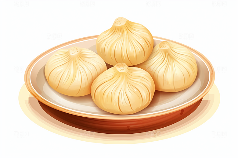 糖瓜粘春节传统美食插画