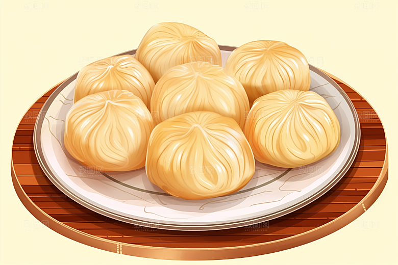 糖瓜粘中国风春节美食插画