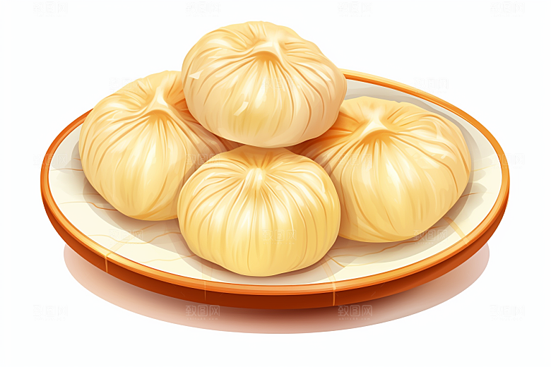 糖瓜粘中国风手绘美食插画