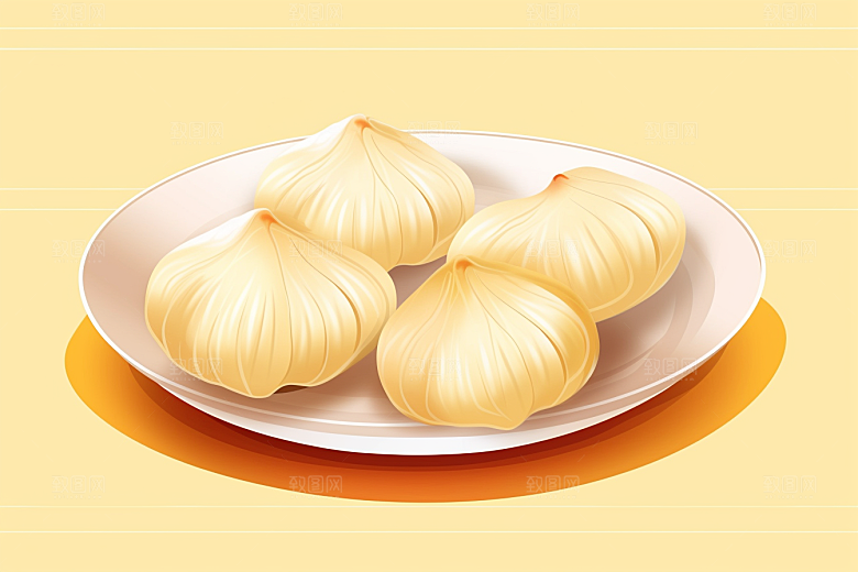 糖瓜粘中国风春节美食插画