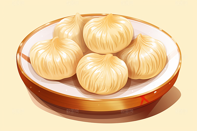 糖瓜粘迎灶王喜庆美食插画