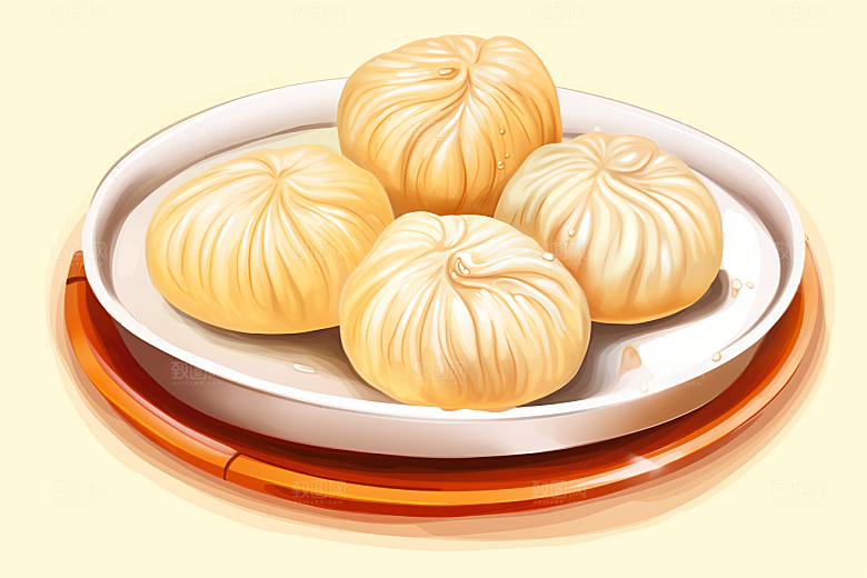 糖瓜粘中国风民俗美食插画