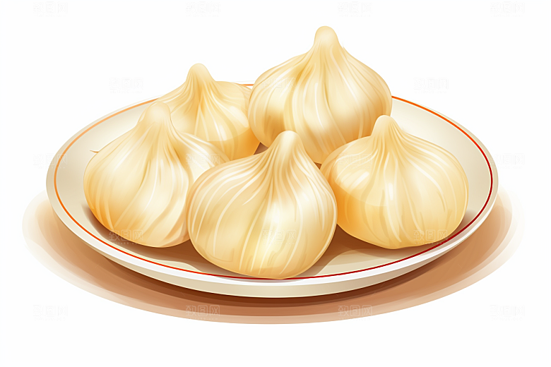 糖瓜粘中国风迎灶王美食插画