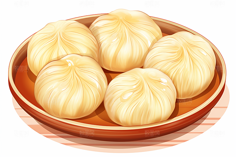 糖瓜粘迎灶王中国风美食插画