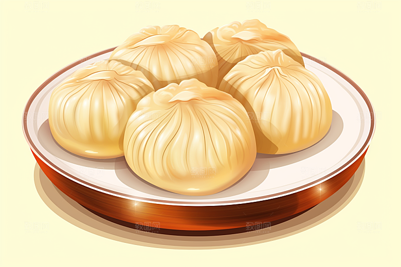 糖瓜粘中国风传统美食插画