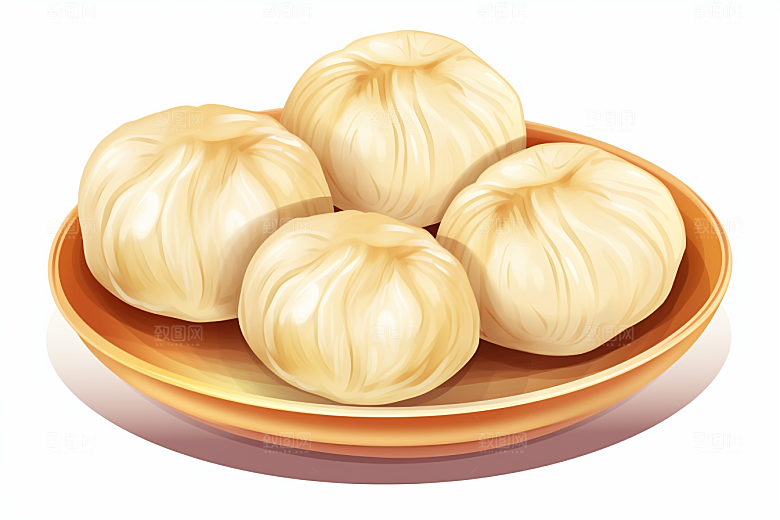 糖瓜粘新年小年美食插画