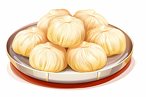 糖瓜粘新年小年美食插画