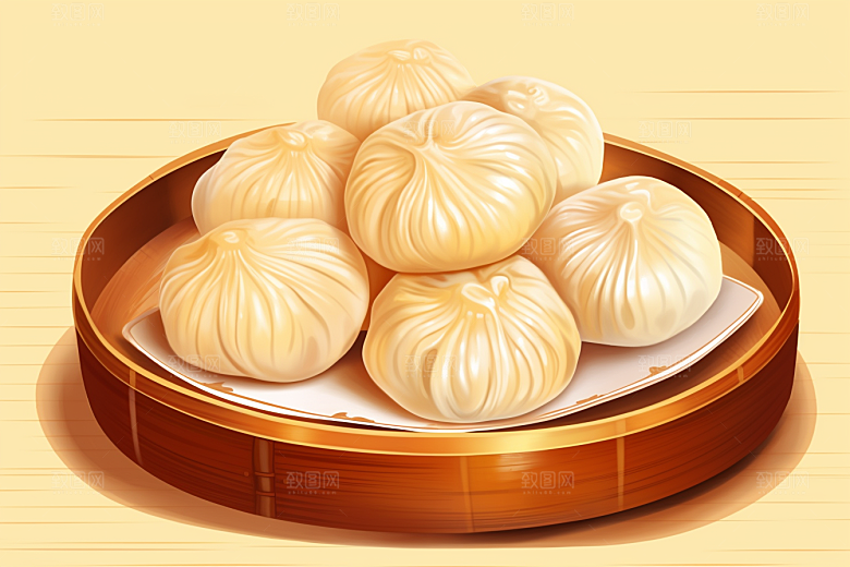 糖瓜粘小年春节美食插画