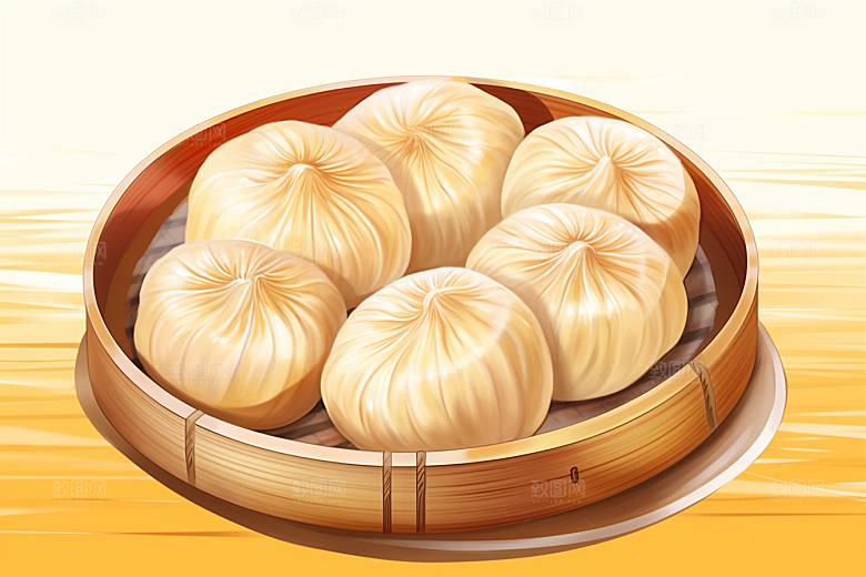 糖瓜粘民俗春节美食插画