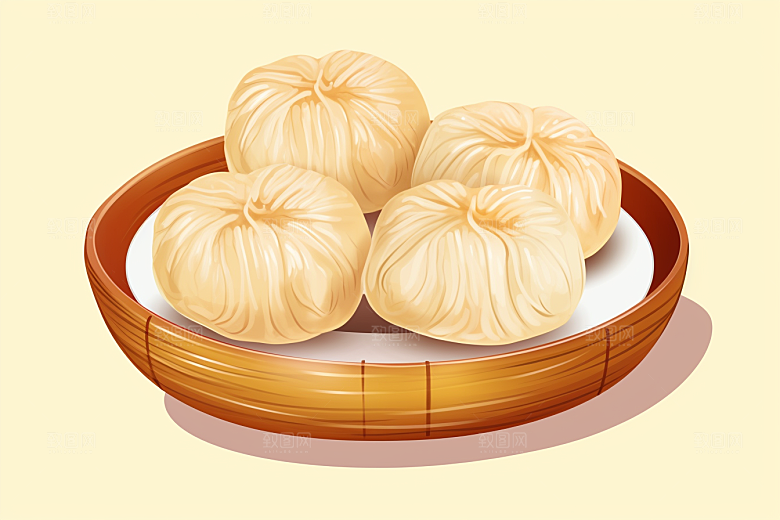 糖瓜粘小年喜庆美食插画