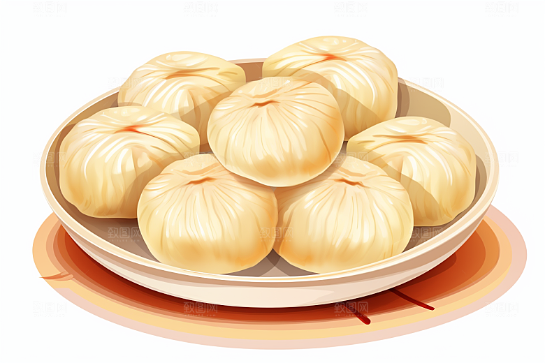 糖瓜粘民俗小年美食插画