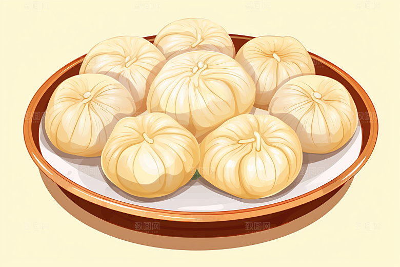 糖瓜粘手绘民俗美食插画