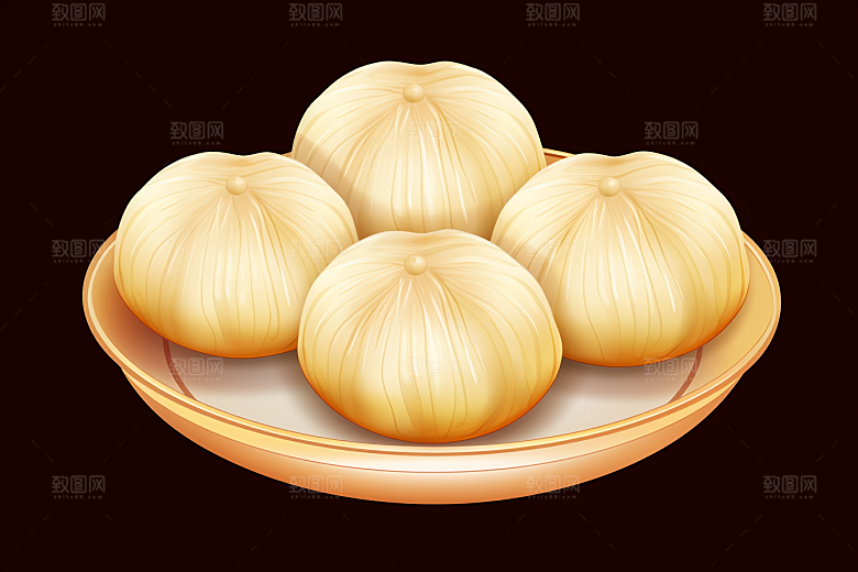 糖瓜粘美味民俗美食插画
