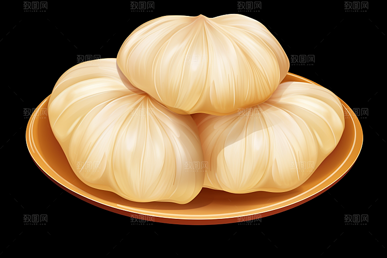 糖瓜粘手绘中国风美食插画