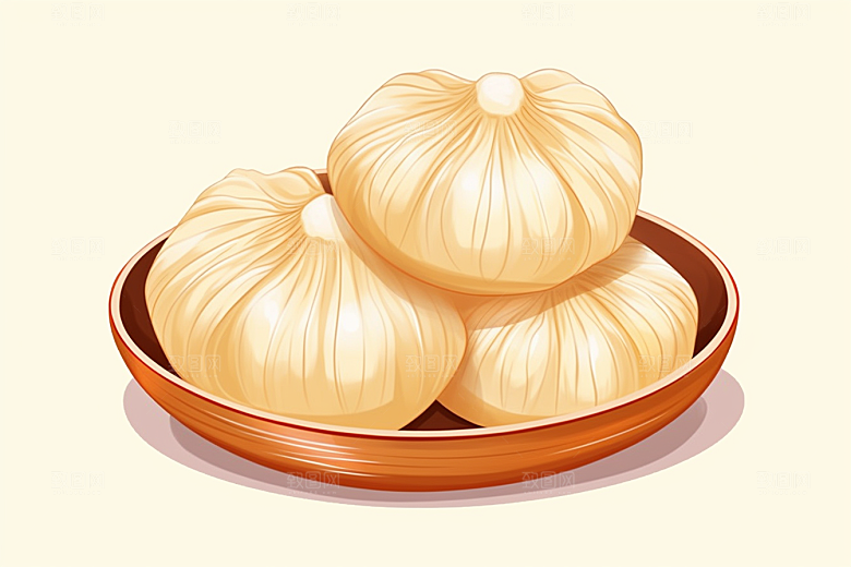 糖瓜粘喜庆民俗美食插画