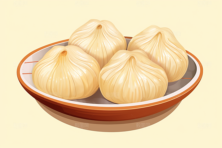 糖瓜粘传统民俗美食插画