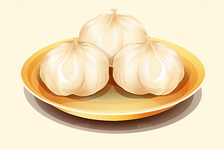 糖瓜粘传统美味美食插画