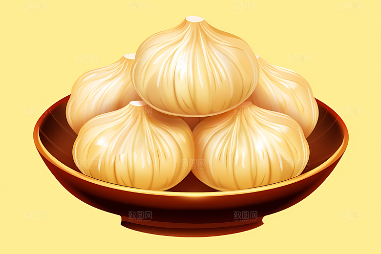 糖瓜粘迎灶王新年美食插画
