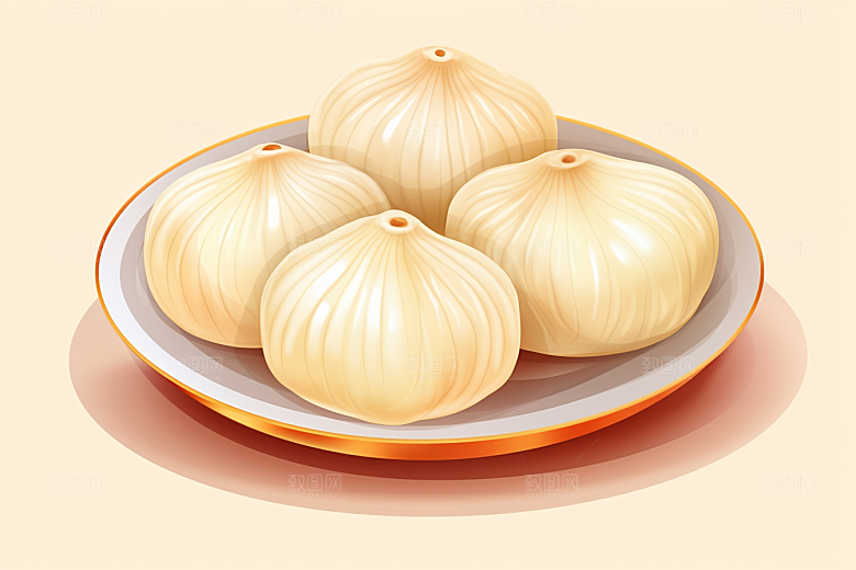 糖瓜粘春节新年美食插画