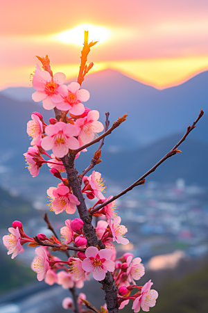 春季桃花高清风光摄影图