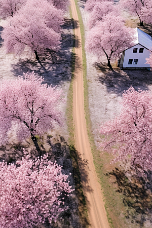 春季桃花高清风光摄影图