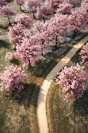 春季桃花高清春天摄影图