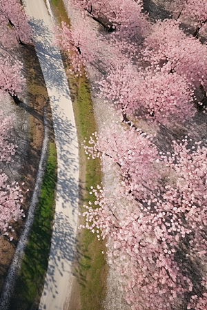 春季桃花春天花卉摄影图