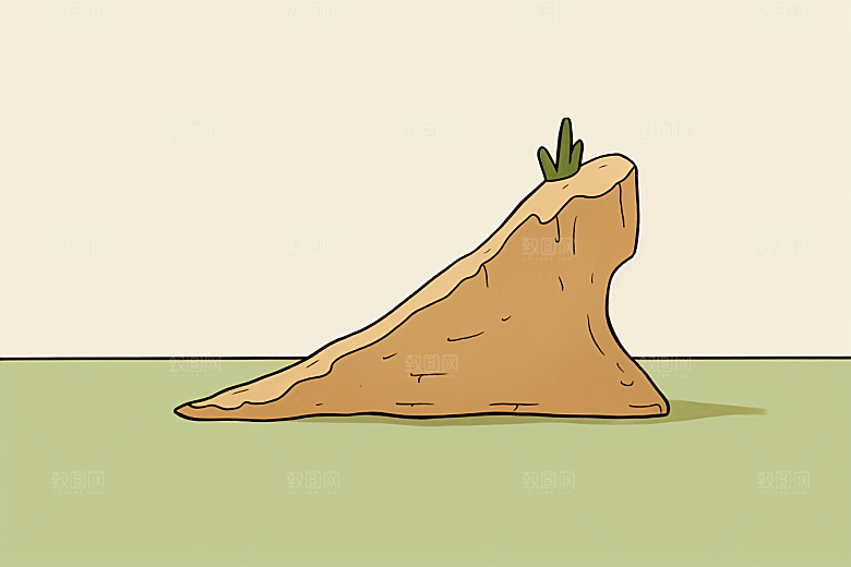 天麻养生植物插画