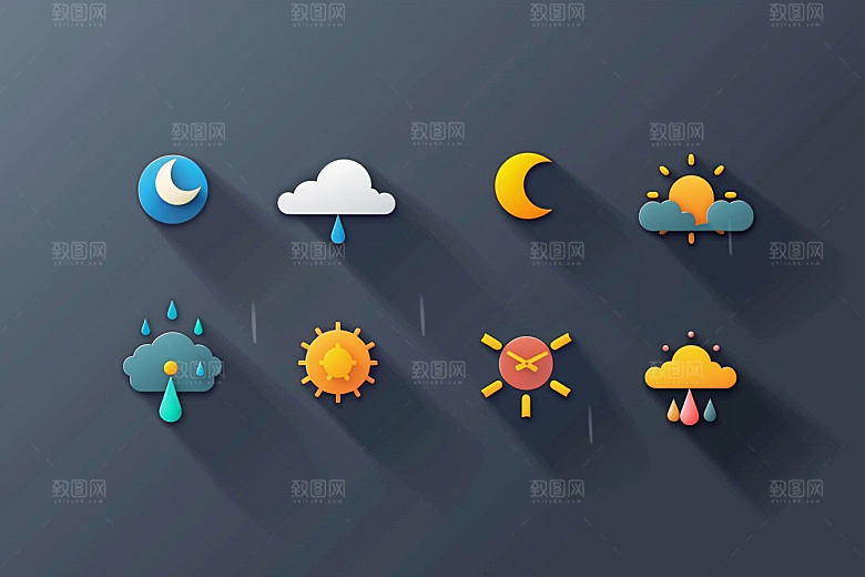 天气图标设计感高清素材