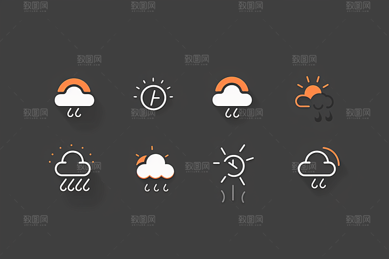 天气图标高清图形素材