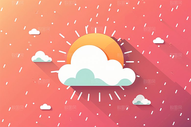 天气图标UI晴雨表素材