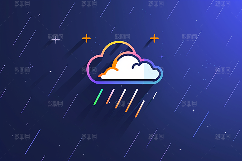 天气图标晴雨表UI素材